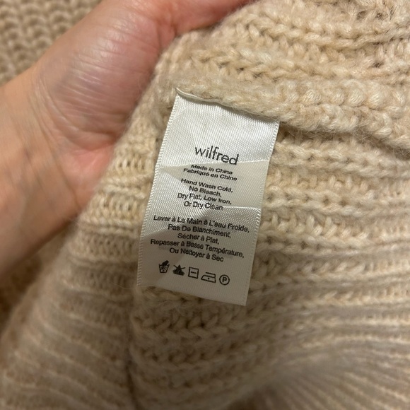 Wilfred Beige Turtleneck Sweater - Picture 10 of 11